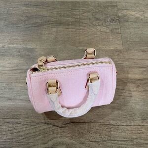 Louis Vuitton Pink Nano Speedy Handbag